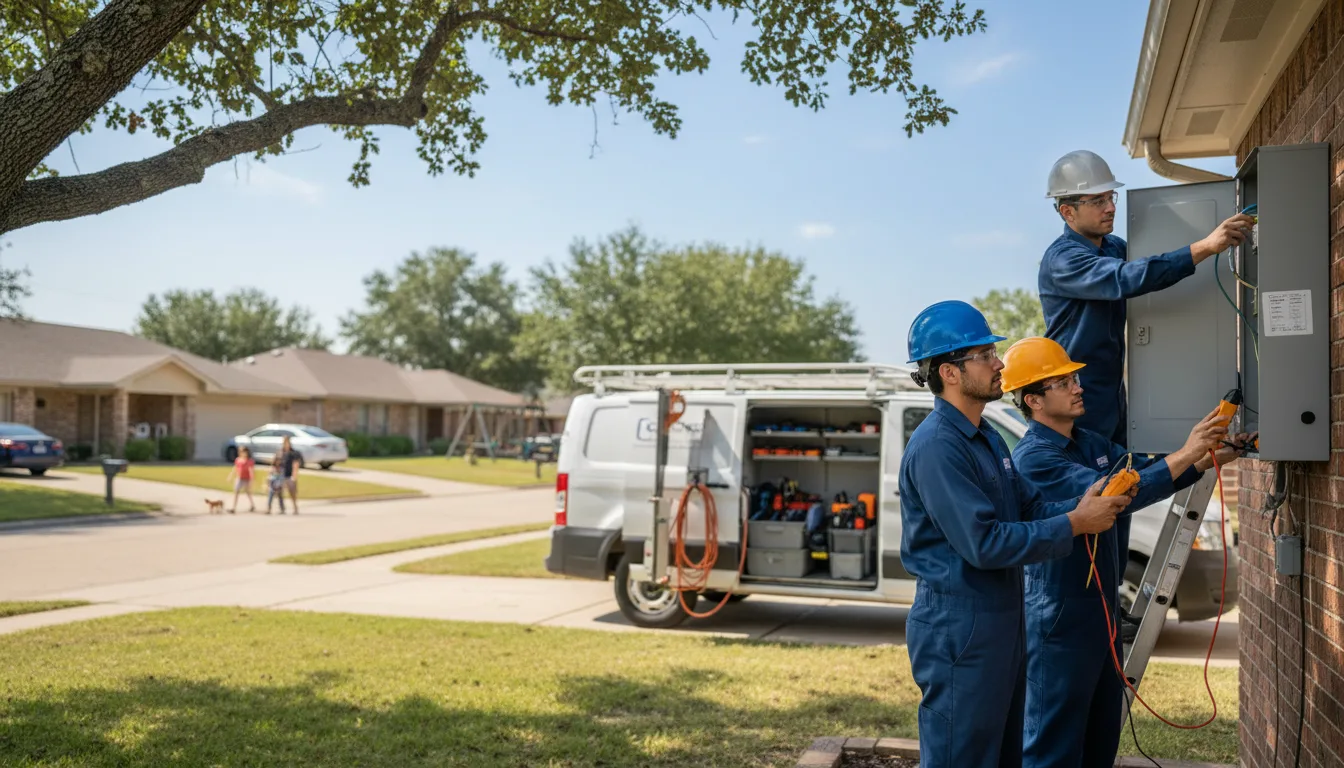 Certified electrician providing emergency electrical services in Dutton, AL